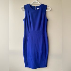blue Calvin Klein dress
